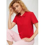 Poloshirt - Katoenblend Piqué - Zacht - Kort - Normale Pasvorm