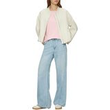 Shirt - Effen - Jersey - Ronde Hals - Kwartmouw