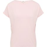 Shirt - Effen - Jersey - Ronde Hals - Kwartmouw