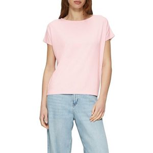 Shirt - Effen - Jersey - Ronde Hals - Kwartmouw