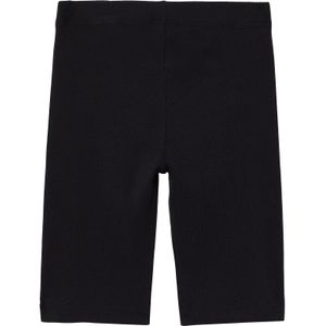 Biker Shorts - Zwart - Katoenmix - Slim-Fit