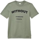 Bequem - T-shirt - Jersey - Groen - Katoen