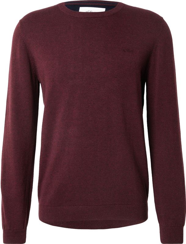 s.Oliver - Trui - Rood - Knitwear - Lange Mouw