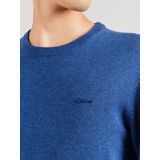 s.Oliver - Trui - Donkerblauw - Knitwear - Lange Mouw