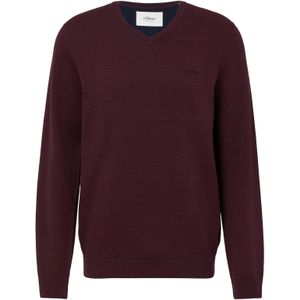 Gebreide Trui - V-hals - Heren - 100% Katoen