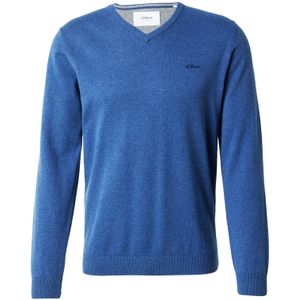 s.Oliver - Strickpullover - Gebreide Sweater - V-hals - Heren