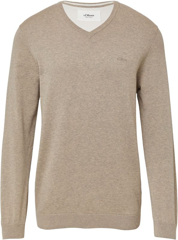 s.Oliver - Strickpullover - Gebreide Sweater - V-hals - Heren