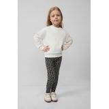 s.Oliver - Legging - Grijs/Zwart - Stretchkatoen - Elastische Tailleband