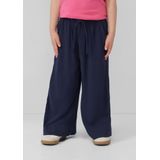 s.Oliver - Casual Broek - Donkerblauw - Katoen