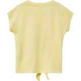 T-shirt - Katoen - V-vorm - Korte Mouwen - Ronde Hals - Geborsteld Katoen