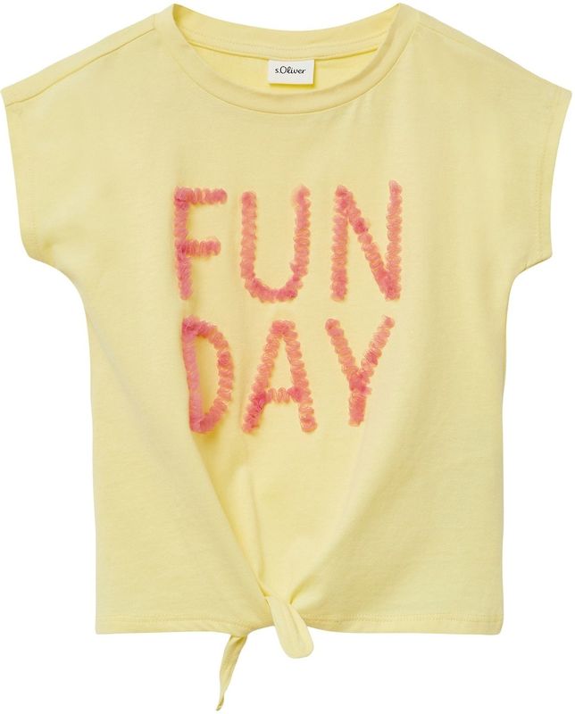 T-shirt - Katoen - V-vorm - Korte Mouwen - Ronde Hals - Geborsteld Katoen