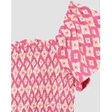 T-shirt - Off-Shoulder - Katoen - All-Over Print