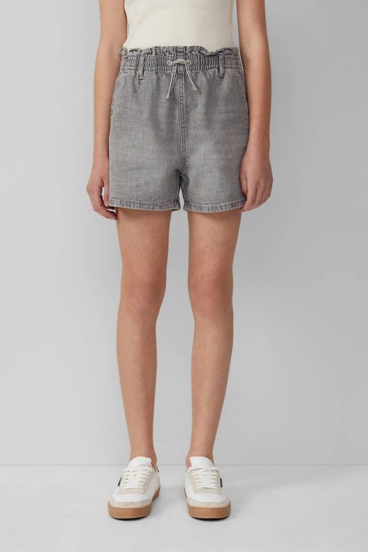 s.Oliver - Denim Short - Blauw - 100% Katoen - Paperbagmodel