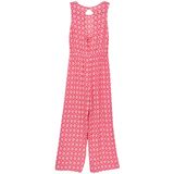 Jumpsuit - All-over Print - Zwart - Viscose - Losse Pasvorm