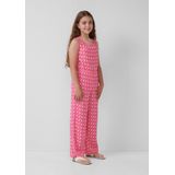 Jumpsuit - All-over Print - Zwart - Viscose - Losse Pasvorm