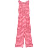 Jumpsuit - All-over Print - Zwart - Viscose - Losse Pasvorm