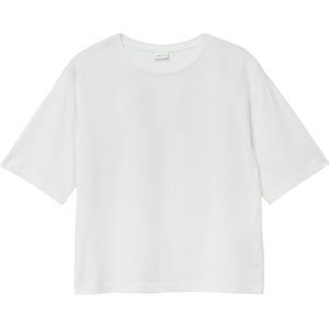 T-shirt - Boxy-Fit - Katoenen Jersey - Ronde Hals - Gegomde Print