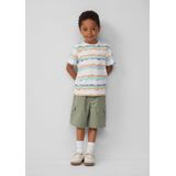 Broek - Bermuda Shorts - Groen - Katoen Stretch