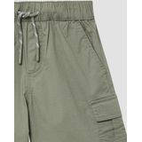 Broek - Bermuda Shorts - Groen - Katoen Stretch