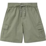 Broek - Bermuda Shorts - Groen - Katoen Stretch