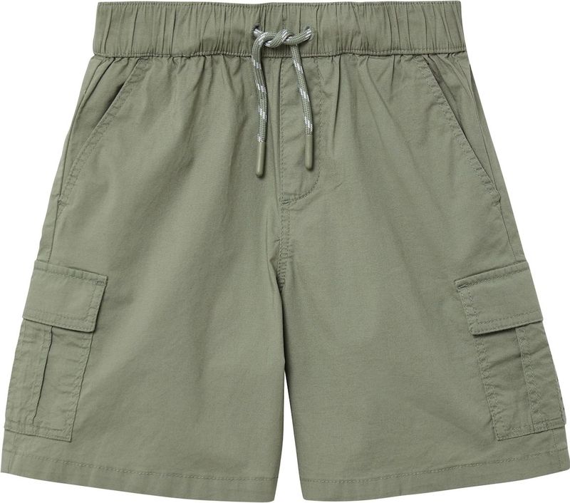Broek - Bermuda Shorts - Groen - Katoen Stretch