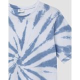 T-shirt - Katoenen Jersey - Multicolor - Tie-Dye Patroon