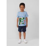 T-shirt - Katoen - Print met Pailletten - Regular-Fit - Korte Mouwen