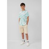 Shoppe - Batik T-shirt - Katoen - Meerkleurig