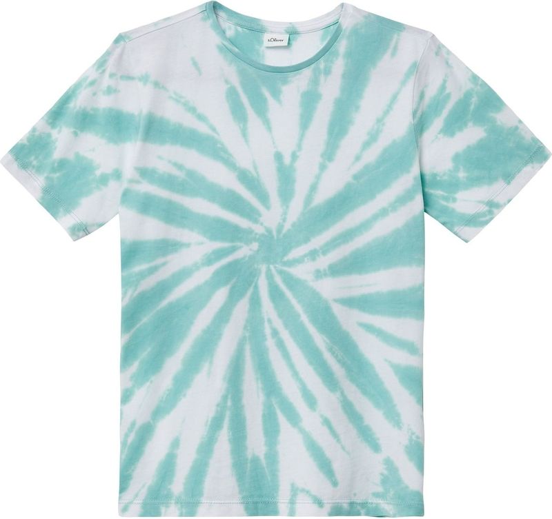 Shoppe - Batik T-shirt - Katoen - Meerkleurig