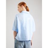 s.Oliver - Blouse - Lichtblauw - Klassieke Blouse - Halve Mouw