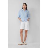 s.Oliver - Blouse - Lichtblauw - Klassieke Blouse - Halve Mouw