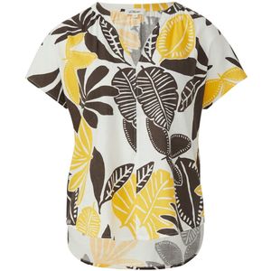 s.Oliver - Blouseshirt - Ecru - Bloemenprint