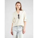 s.Oliver - Blouse - Lichtbeige - Blouseshirt - Driekwart Mouw
