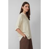 s.Oliver - Blouse - Lichtbeige - Blouseshirt - Driekwart Mouw