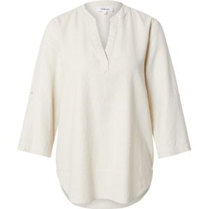 s.Oliver - Blouse - Lichtbeige - Blouseshirt - Driekwart Mouw