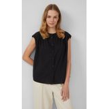 s.Oliver - Blouse - Zwart - Klassieke Blouse - Katoen