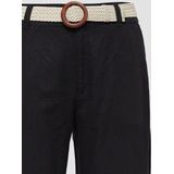 s.Oliver - Chino - Zwart - Loosefit - 7/8 Lengte