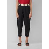 s.Oliver - Chino - Zwart - Loosefit - 7/8 Lengte