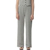 s.Oliver RED LABEL - Relaxed Fit - Stoffen Broek - All-over Motief - Dames