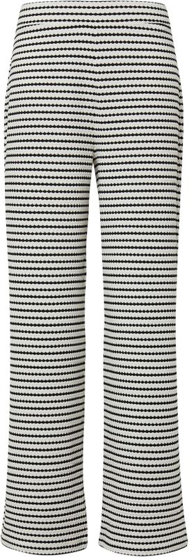 s.Oliver RED LABEL - Relaxed Fit - Stoffen Broek - All-over Motief - Dames