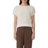 s.Oliver - Shirt - Crème - T-shirt - Losse Pasvorm - Kwartmouw