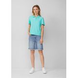 Poloshirt - Cropped - Katoenen Piqué