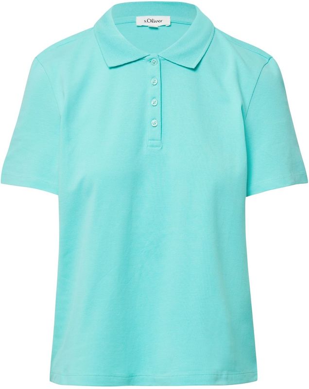 Poloshirt - Cropped - Katoenen Piqué