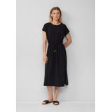 s.Oliver - Jurk - Zwart - Jersey - 3/4 Lengte