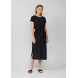 s.Oliver - Jurk - Zwart - Jersey - 3/4 Lengte