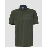 s.Oliver - Regular Polo - Donkergroen - Katoen