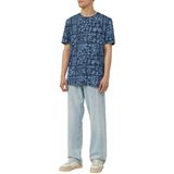 s.Oliver - Shirt - Navy - Kwartmouw - Normale Pasvorm