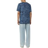 s.Oliver - Shirt - Navy - Kwartmouw - Normale Pasvorm