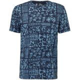 s.Oliver - Shirt - Navy - Kwartmouw - Normale Pasvorm