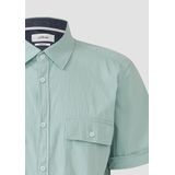 Katoenen Overhemd - Korte Mouwen - Kent-Kraag - Casual - Comfortabel